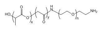PLGA(10K)-PEG-NH2；聚（乳酸-共-乙醇酸）(10K)-聚乙二醇-氨基；Poly(lactic-co-glycoclic acid)(10K)-PEG-Amine