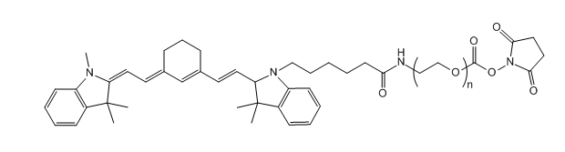Cy7-PEG-SC；花青素Cy7-聚乙二醇-琥珀酰亚胺碳酸酯