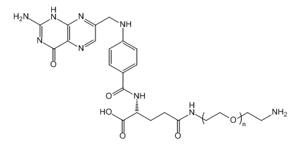 FA-PEG-NH2；叶酸-聚乙二醇-氨基；Folic Acid-PEG-Amine
