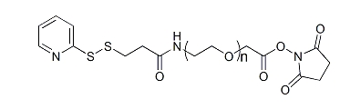 OPSS-PEG-SCM；邻二硫吡啶-聚乙二醇-琥珀酰亚胺羧甲基酯