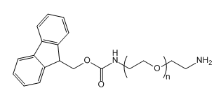 Fmoc-NH-PEG-NH2；芴甲氧羰酰基-亚氨基-聚乙二醇-氨基；Fmoc-NH-PEG-Amine