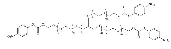 8-ArmPEG-4-nitrophenyl carbonate；α,ω-二对硝基苯碳酸酯聚乙二醇