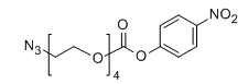CAS：1422540-98-4；N3-PEG4-NPC；分子式：  C15H20N4O8