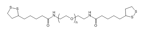 LA-PEG-LA；Lipoic acid-PEG-Lipoic acid；硫辛酸-聚乙二醇-硫辛酸