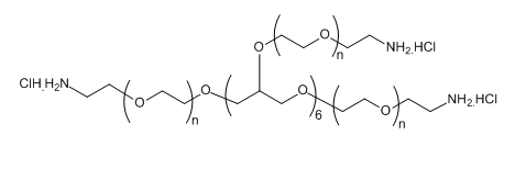 8-ArmPEG-NH2.HCl；八臂聚乙二醇-氨基盐酸盐