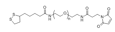 LA-PEG-Mal；Lipoic acid-PEG-Maleimide；硫辛酰胺-聚乙二醇-马来酰亚胺