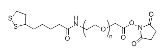 LA-PEG-SCM；Lipoamido-PEG-Succinimidyl Carboxymethyl Ester