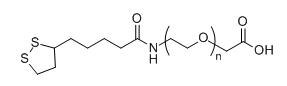 LA-PEG-COOH；Lipoic acid-PEG-Acid；α-硫辛酸基-ω-羧基聚乙二醇