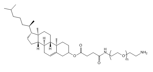 CLS-PEG-NH2；胆固醇-聚乙二醇-氨基；Cholesterol-PEG-Amine