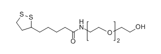 CAS ： 1674386-82-3；LA-PEG2-OH；Lipoamido-PEG2-OH