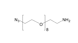 N3-PEG8-NH2；叠氮-八聚乙二醇-氨基；O-(2-Aminoethyl)-O'-(2-azidoethyl)heptaethylene glycol