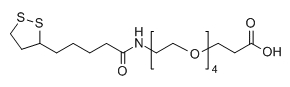 CAS ： 1314378-10-3；LA-PEG4-COOH；Lipoamido-PEG4-COOH