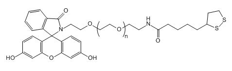 FITC-PEG-LA；Fluorescein-PEG-Lipoic acid；荧光素-聚乙二醇-硫辛酸