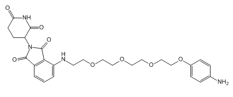 Pomalidomide-PEG4-Ph-NH2；1818885-63-0；泊马度胺-四聚乙二醇-苯胺