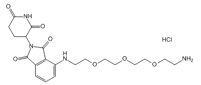 Pomalidomide-PEG3-NH2.HCl；2446474-09-3；泊马度胺-三聚乙二醇-氨基盐酸盐