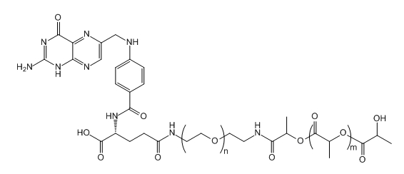 FA-PEG-PLA(3K)；叶酸-聚乙二醇-聚乳酸(3K)；Folic Acid-PEG-Polylactic acid(3K)