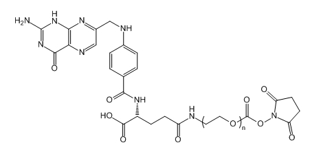 FA-PEG-NHS；Folic Acid-PEG-NHS；叶酸-聚乙二醇-活性酯