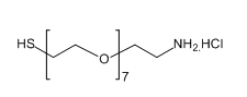 SH-PEG7-NH2.HCl；巯基-七聚乙二醇-氨基盐酸盐；SH-PEG7-CH2CH2NH2.HCl