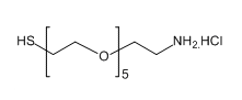 SH-PEG5-NH2.HCl；巯基-五聚乙二醇-氨基盐酸盐；SH-PEG5-CH2CH2NH2.HCl