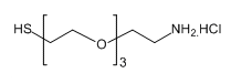 SH-PEG3-NH2.HCl，巯基-三聚乙二醇-氨基盐酸盐，SH-PEG3-CH2CH2NH2.HCl