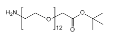 NH2-PEG12-CH2COOtBu；氨基-十二聚乙二醇-乙酸叔丁酯；Amine-PEG12-CH2COOtBu
