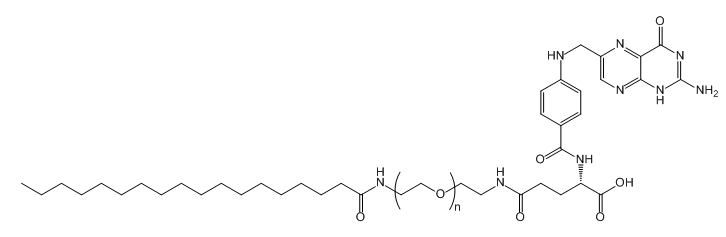 STA-PEG-FA；Stearic acid-PEG-Folate；单硬脂酸-聚乙二醇-叶酸
