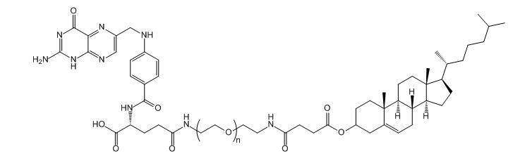 CLS-PEG-FA；胆固醇-聚乙二醇-叶酸；Cholesterol-PEG-Folic Acid