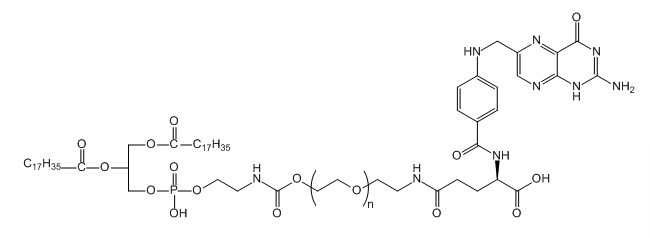 DSPE-PEG-FA；DSPE-PEG-Folic Acid；二硬脂酰基磷脂酰乙醇胺-聚乙二醇-叶酸
