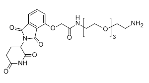Thalidomide-O-amido-PEG3-NH2;1957236-20-2;Thalidomide-O-amido-PEG3-C2-NH2
