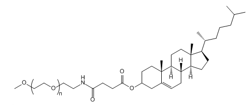 mPEG-CLS；mPEG-Cholesterol；甲氧基聚乙二醇-胆固醇