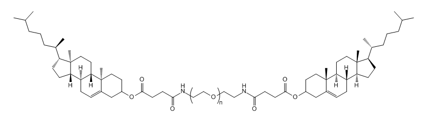Cholesterol-PEG-Cholesterol；CLS-PEG-CLS；胆固醇-聚乙二醇-胆固醇