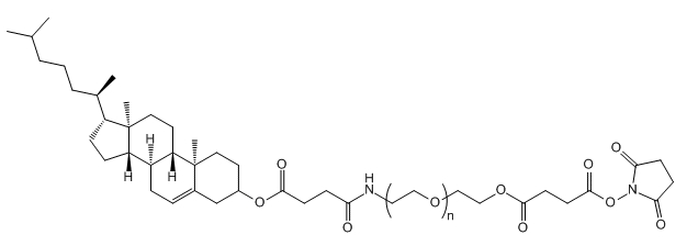 CLS-PEG-SS；Cholesterol-PEG-Succinimidyl Succinate ester