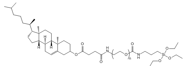 CLS-PEG-Silane；Cholesterol-PEG-Silane；胆固醇-聚乙二醇-有机硅