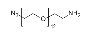 N3-PEG12-NH2；Azido-PEG12-Amine；叠氮-十二聚乙二醇-氨基