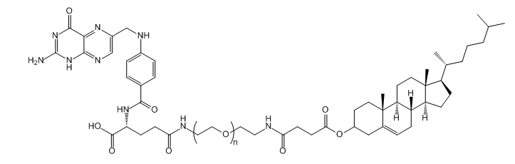 CLS-PEG-FA；Cholesterol-PEG-Folic Acid；胆固醇-聚乙二醇-叶酸