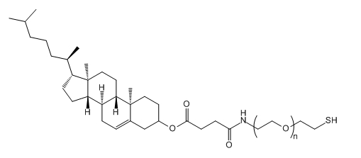 CLS-PEG-SH；Cholesterol-PEG-Thiol；胆固醇-聚乙二醇-巯基