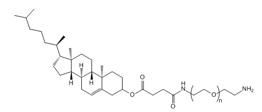 CLS-PEG-NH2；Cholesterol-PEG-Amine；胆固醇-聚乙二醇-氨基