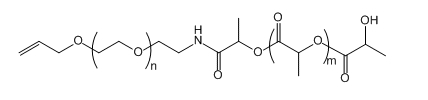 Alkene-PEG-PLA(3K)；Allyl-PEG-PLA(3K)；烯基-聚乙二醇-聚乳酸(3K)