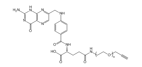 FA-PEG-Alkyne；Folic Acid-PEG-Alkyne；叶酸-聚乙二醇-炔基
