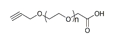 AlKyne-PEG-COOH；AlKyne-PEG-AA；α-炔基-ω-羧基聚乙二醇