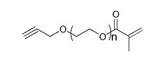 AlKyne-PEG-MA；AlKyne-PEG-Methacrylate；α-炔基-ω-甲基丙烯酸酯基聚乙二醇