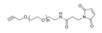 AlKyne-PEG-Mal；AlKyne-PEG-Maleimide；α-炔基-ω-马来酰亚胺基聚乙二醇