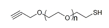 AlKyne-PEG-SH；AlKyne-PEG-Thiol；α-炔基-ω-巯基聚乙二醇