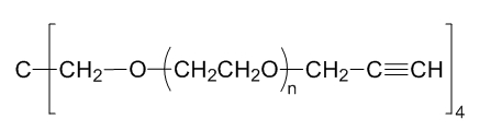 4-ArmPEG-AlKyne；四臂聚乙二醇炔；应用于医学研究