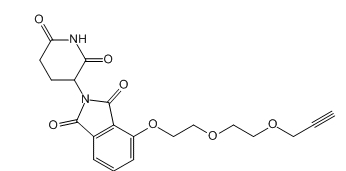 CAS: 2098487-52-4;Thalidomide-O-PEG2-Propargyl;沙利度胺-O-二聚乙二醇-炔