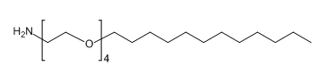 NH2-PEG4-C12H25；氨基-四聚乙二醇-月桂基；分子式：  C20H43NO4