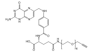 FA-PEG4-Alkyne；Folic Acid-PEG4-Alkyne；叶酸-四聚乙二醇-炔基