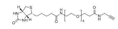 CAS ：1006592-45-5；Biotin-PEG4-Amide propargyl；生物素炔