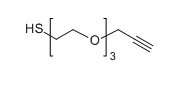SH-PEG3-ALKYNE；Propargyl-PEG3-thiol；分子式：  C9H16O3S