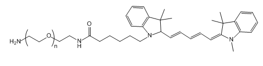 CY5-PEG-NH2；Cy5-PEG-Amine；CY5-聚乙二醇-氨基